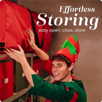 Handy Laundry Christmas Tree Storage Bag with Wheels & Handles