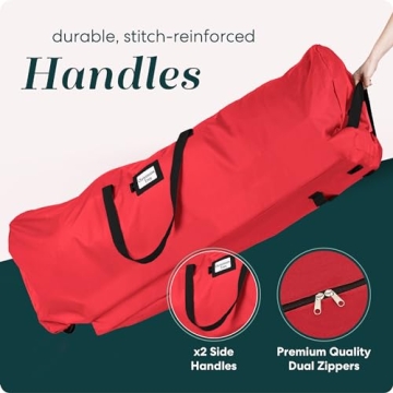 Handy Laundry Christmas Tree Storage Bag with Wheels & Handles