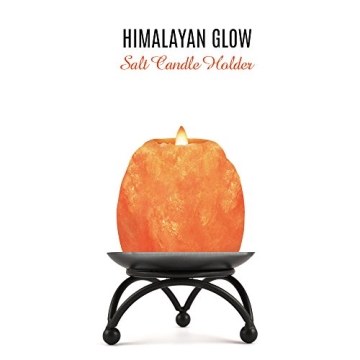 Hand Carved Himalayan Salt Candle Holder for Unique Home Decor