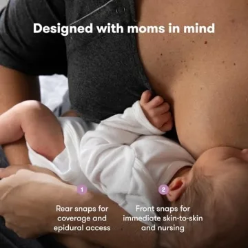 Frida Mom Labor and Delivery Gown for Easy Nursing