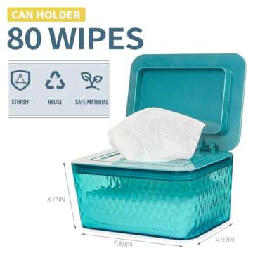 Whiidoom Wipes Dispenser - Stylish & Functional Baby Wipe Holder for Easy Access