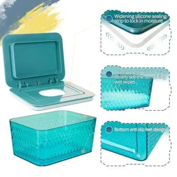 Whiidoom Wipes Dispenser with One-Handed Operation