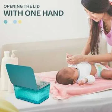 Whiidoom Wipes Dispenser with One-Handed Operation