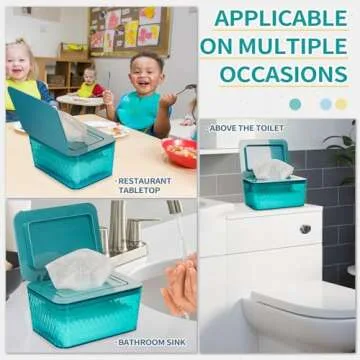 Whiidoom Wipes Dispenser with One-Handed Operation
