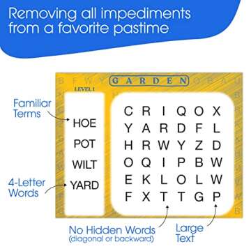 Keeping Busy Word Search Puzzles for Older Adults with Dementia – Reusable Sheets with Markers for Alzheimer’s Patients - Engaging Alzheimer’s and Dementia Activities for Seniors