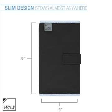 Lewis N. Clark Travel Pill Organizer | For Vitamins, Medication, Prescriptions, Or Medicine Storage ...