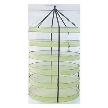 HORTIPOTS Herb Drying Rack 3 ft Hanging Dry Net 36 Inch for Curing Hydroponic Herb Vegetable Fruit Flower