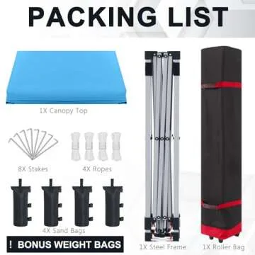 COOSHADE 10x10 Pop Up Canopy Tent for Easy Sun Protection