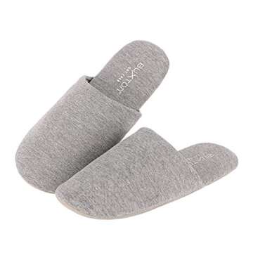 BUXTON Cozy Lightweight and Memory foam Indoor Slippers for Womens and Mens(unisex), Foldable Slippe...