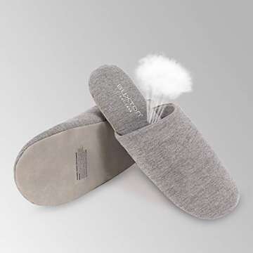 BUXTON Cozy Lightweight Memory Foam Slippers for All