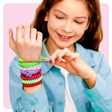 Friendship Bracelet Making Kit for Creative Girls