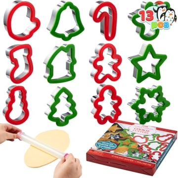 Perfect JOYIN 13 Pcs Christmas Cookie Cutters Set