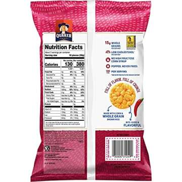 Quaker Rice Crisps Sweet & Spicy Chili - Healthy Snack Delight