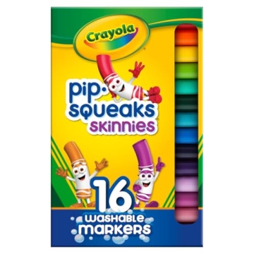 Crayola Washable Pip Squeaks Skinnies Markers for Kids