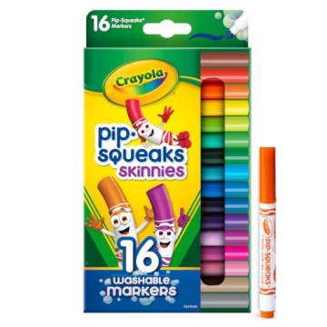 Crayola Washable Pip Squeaks Skinnies Markers for Kids