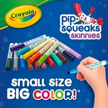 Crayola Washable Pip Squeaks Skinnies Markers for Kids