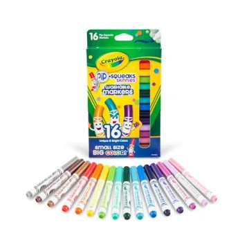 Crayola Washable Pip Squeaks Skinnies Markers for Kids