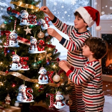 Snowman Personalized Christmas Ornaments for Holiday Joy