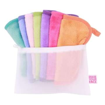 Erase Your Face Reusable Makeup Wipes for Easy Cleansing