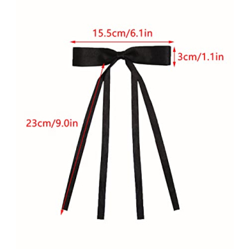 Elegant Tassel Ribbon Bowknot Hair Clips Women Girls