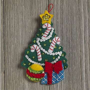 Bucilla Christmas Tree Surprise Stocking Kit