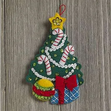 Bucilla Christmas Tree Surprise Stocking Kit