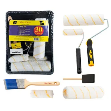Bates Paint Roller Set - 11 Piece Home Painting Supplies for DIY Projects