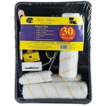 Bates 11-Piece Paint Roller Set for Easy Home Painting