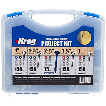 Kreg Pocket-Hole Screw Kit - Essential Woodworking Screws