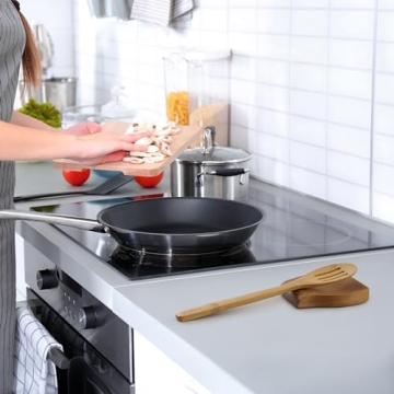 Zulay Acacia Wood Spoon Rest - Elegant Kitchen Utensil Holder