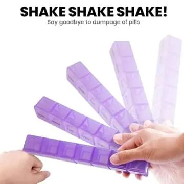 Sukuos Extra Large 7 Day Pill Organizer for Easy Use