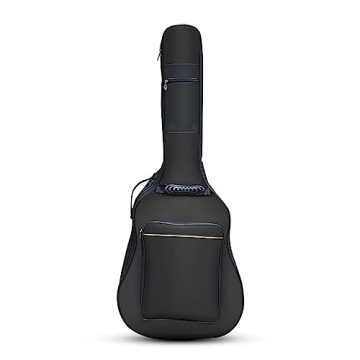Premium Acoustic Guitar Case: Waterproof Gig Bag with Extra Storage