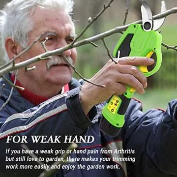GARDTECH Electric Pruning Shears - Cordless and Powerful