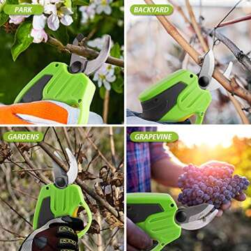 GARDTECH Electric Pruning Shears - Cordless and Powerful