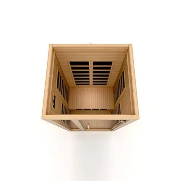 Maxxus Saunas Maxxus Gracia 1-2-Person Low EMF (Under 8MG) FAR Infrared Sauna, Curb Side Delivery