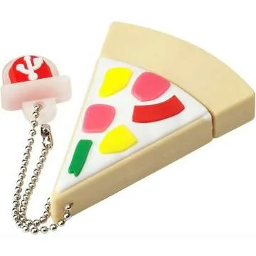 64GB Pizza-Shaped USB Flash Drive - Fun & Functional Memory Stick