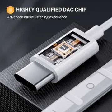 USB C Headphones Type C Earbuds for iPhone 15/16 Pro/ 15 Pro Max Samsung S25 Headphones with Microphone Noise Isolation Stereo Wired Earphones for Samsung Galaxy S24 S23 S22 Pixel 9 8a Android