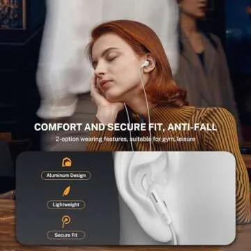 USB C Headphones Type C Earbuds for iPhone 15/16 Pro/ 15 Pro Max Samsung S25 Headphones with Microphone Noise Isolation Stereo Wired Earphones for Samsung Galaxy S24 S23 S22 Pixel 9 8a Android