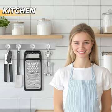 FINDMAG 8 Pack 100LBS Neodymium Magnet Hooks with Swivel Carabiner, Strong Heavy Duty Magnetic Hooks for Hanging, Kitchen, Office, Warehouse, School