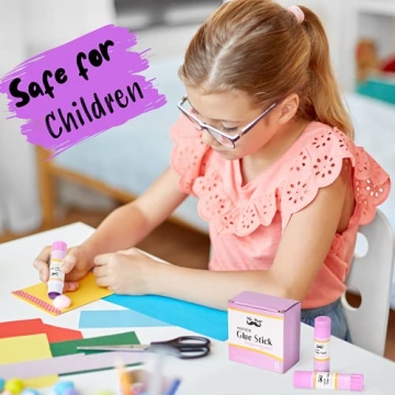 Mr. Pen Purple Glue Sticks 8 Pack for Kids' Crafts