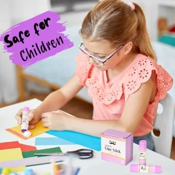 Mr. Pen Purple Glue Sticks 8 Pack for Kids' Crafts