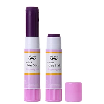 Mr. Pen Purple Glue Sticks 8 Pack for Kids' Crafts