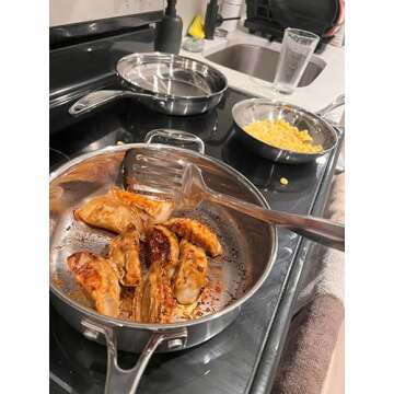 Nevlers 15 Pcs Premium Stainless Steel Cookware Set