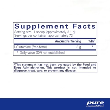 Pure Encapsulations L-Glutamine for Digestive and Immune Support