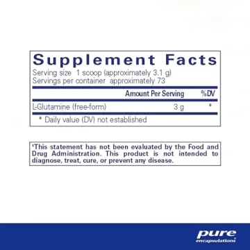 Pure Encapsulations L-Glutamine for Digestive and Immune Support
