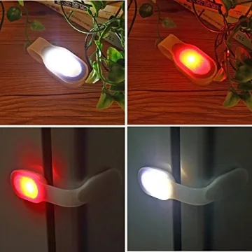 ALONEFIRE LED Clip-On Flashlight for Nurses and More