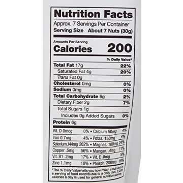 Sunfood Superfood Brazil Nuts - Raw Organic - Non GMO - Rich in Protein, Fiber, Healthy Fats - Low Temperature Dried to Preserve Nutrients - No Preservatives pr Additives 8 oz Bag