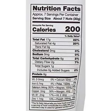 Sunfood Superfood Brazil Nuts - Raw Organic - Non GMO - Rich in Protein, Fiber, Healthy Fats - Low Temperature Dried to Preserve Nutrients - No Preservatives pr Additives 8 oz Bag