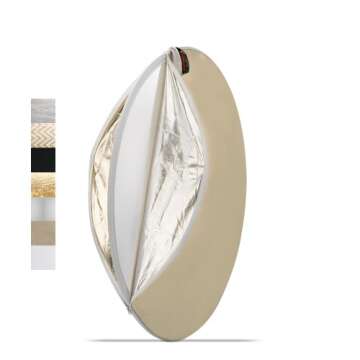 Photoflex 42" 9-in-1 MultiDisc (Translucent, SunLite, White-Warm, White-Cool, Silver-Matte, Silver-Shiny, Black, Gold and Soft Gold)
