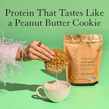 Truvani Vegan Pea Protein Powder - 20g Organic Protein